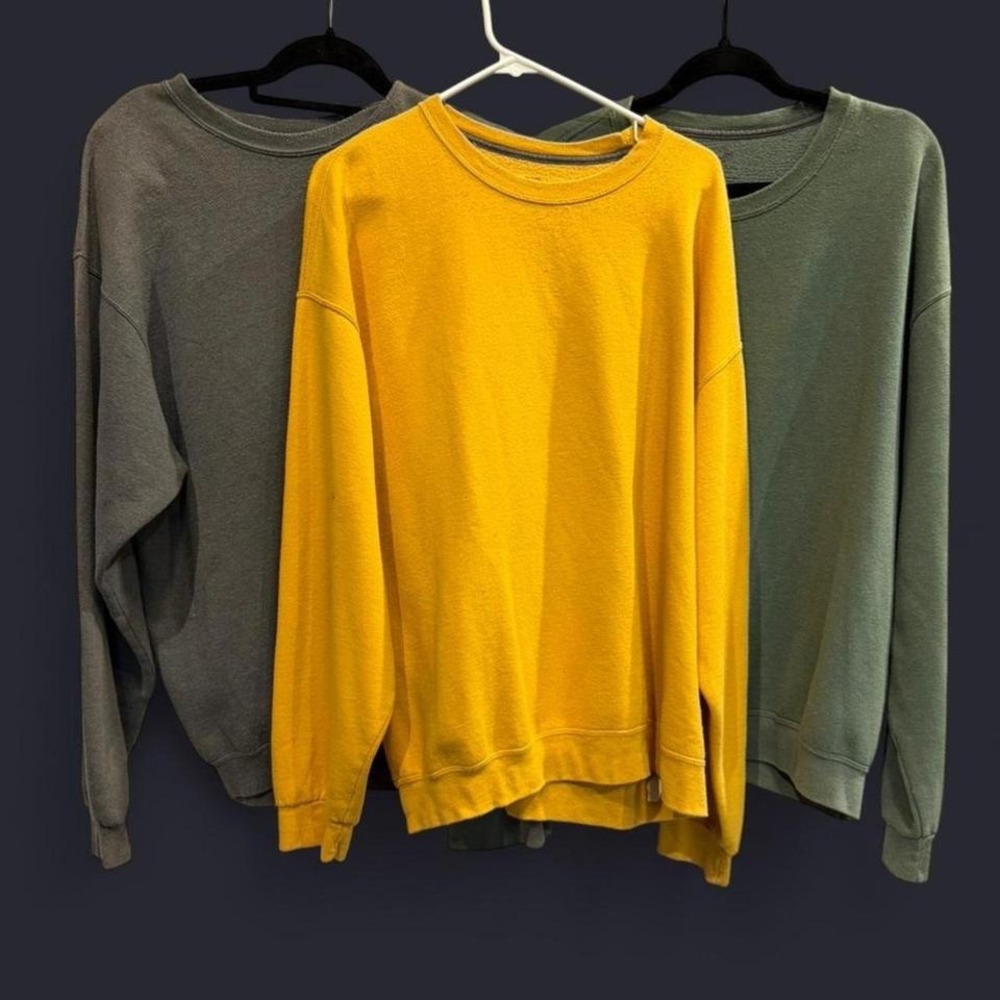 Lot of 3 dad crew necks fruit of loom 2-2xl 1-xlt - Picture 2 of 8